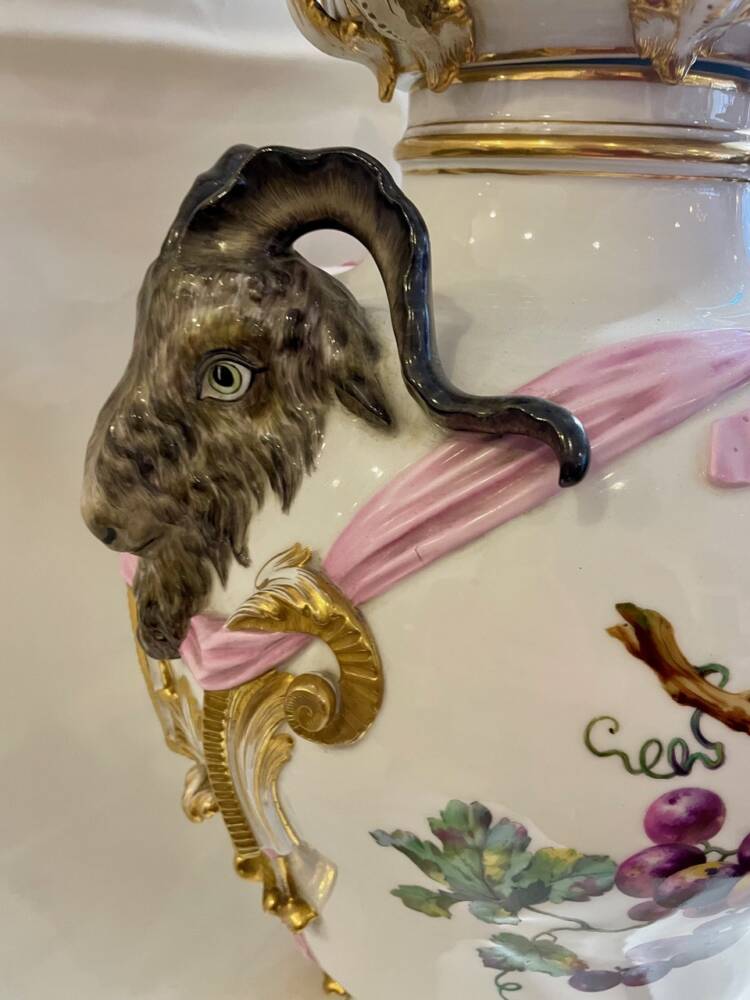 Grande vaso in porcellana di KPM - immagine 2