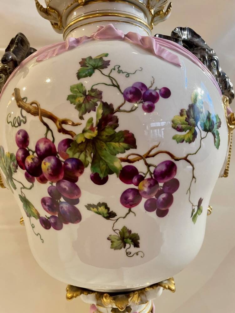 Grande vaso in porcellana di KPM - immagine 3