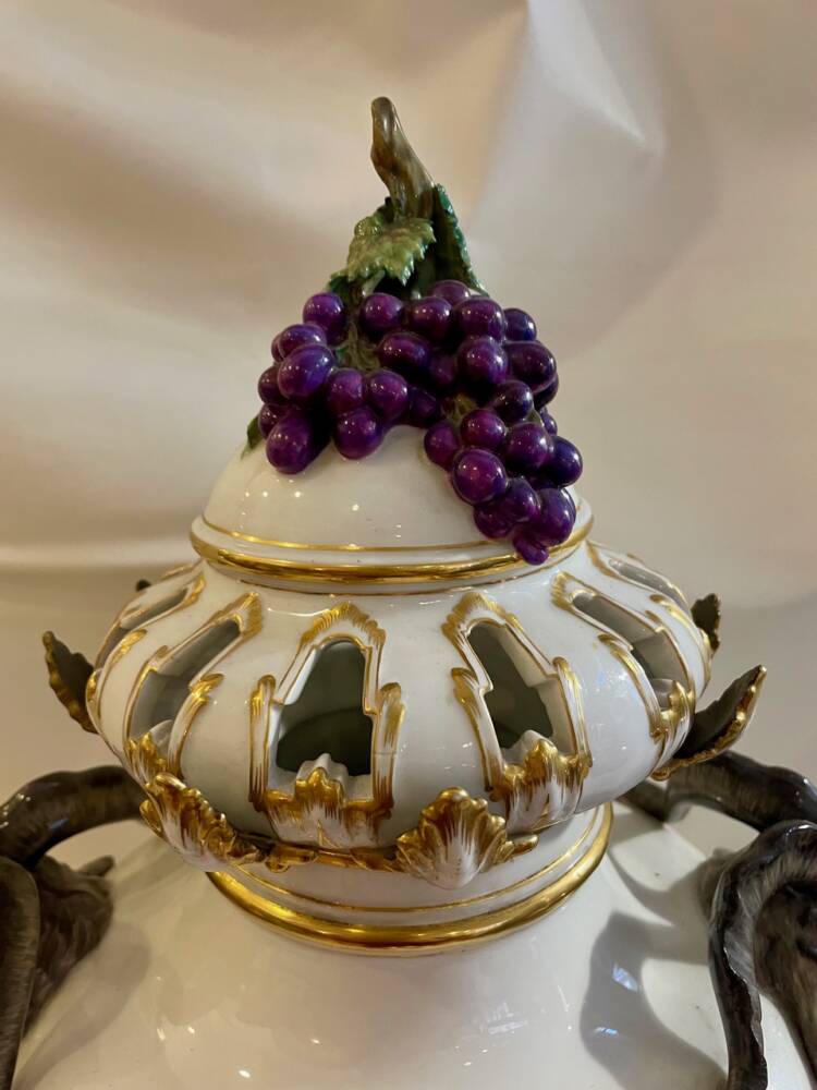 Grande vaso in porcellana di KPM - immagine 4