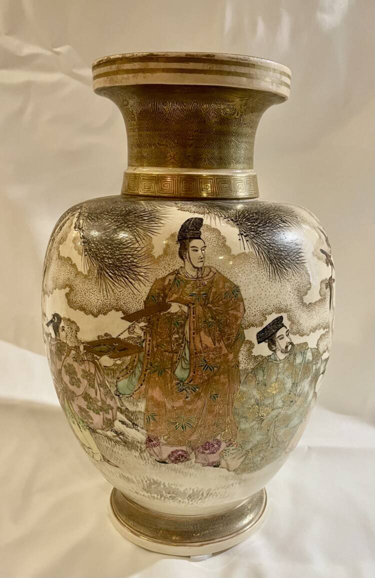 vaso giapponese Kinkozan