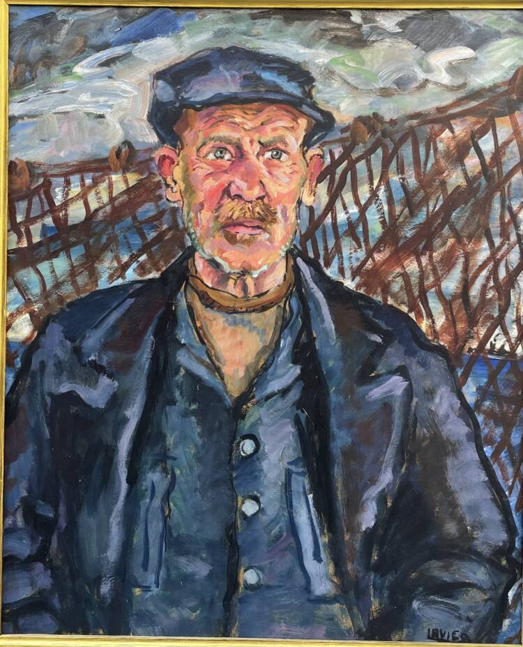 Adolfo Levier ritratto di pescatore