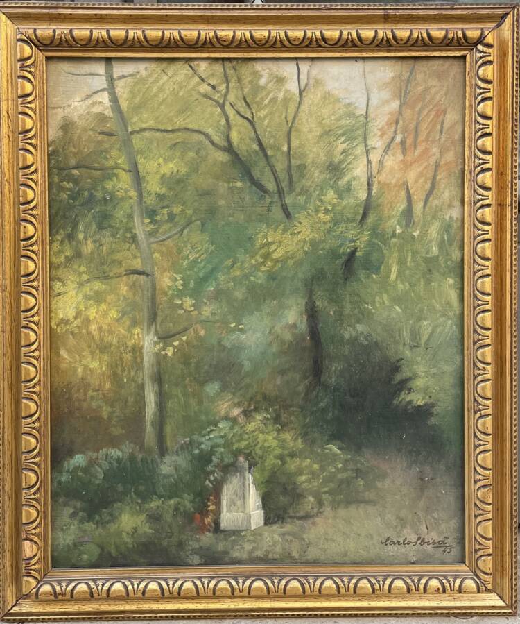Carlo Sbisà- sentiero nel bosco 1945 - immagine 5