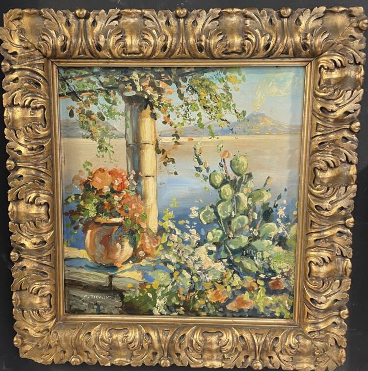 Mario Ticulin (Trieste 1884-1952) Napoli - immagine 3